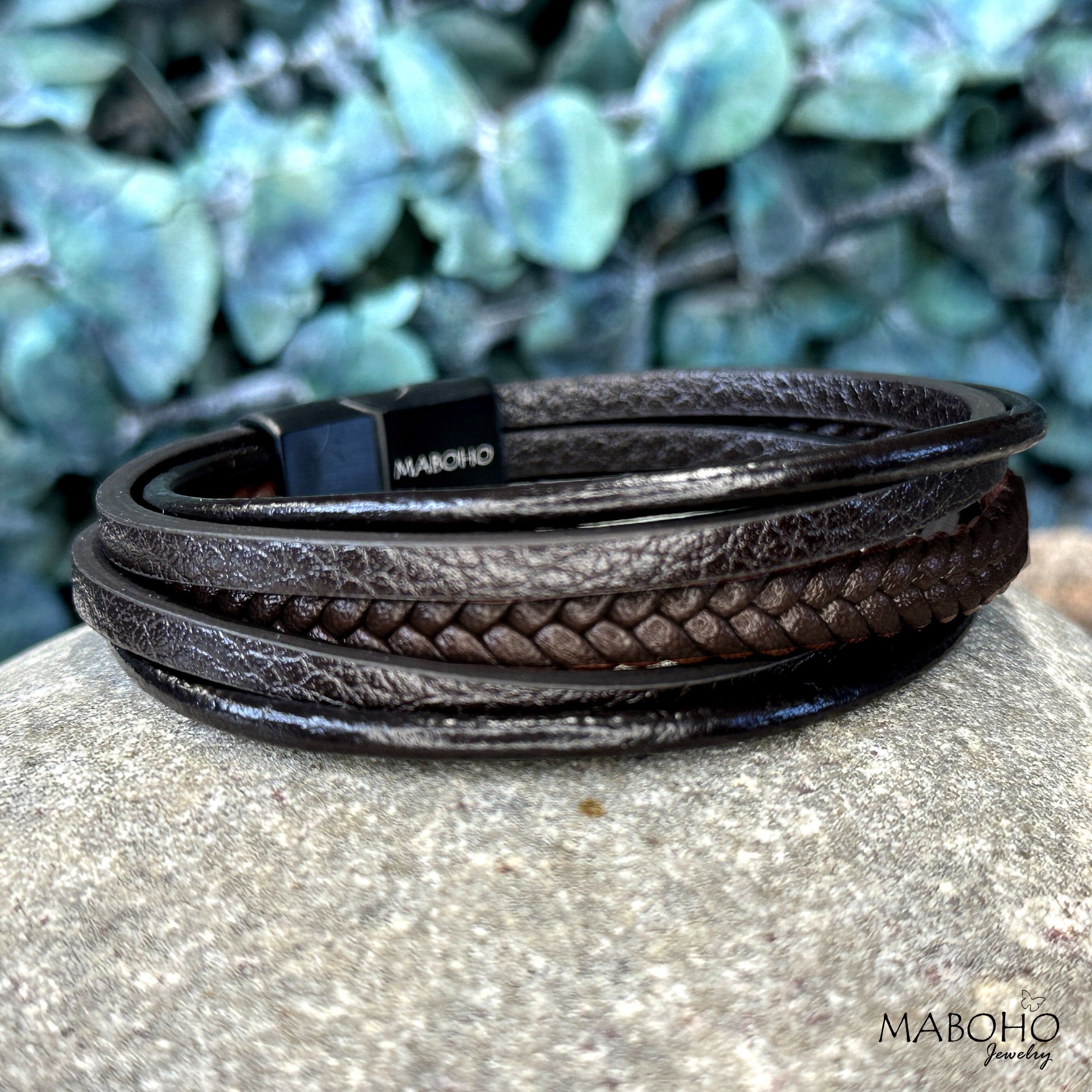 men's 5 layer bracelet