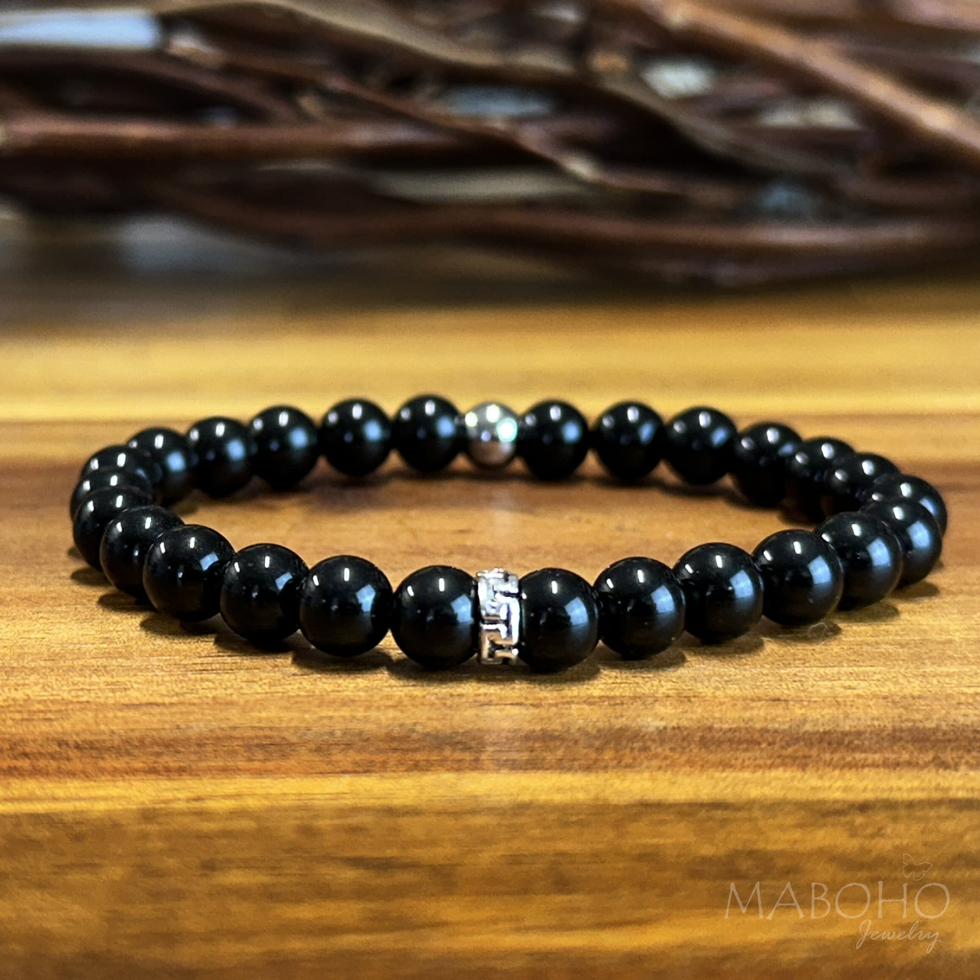 black obsidian bracelet