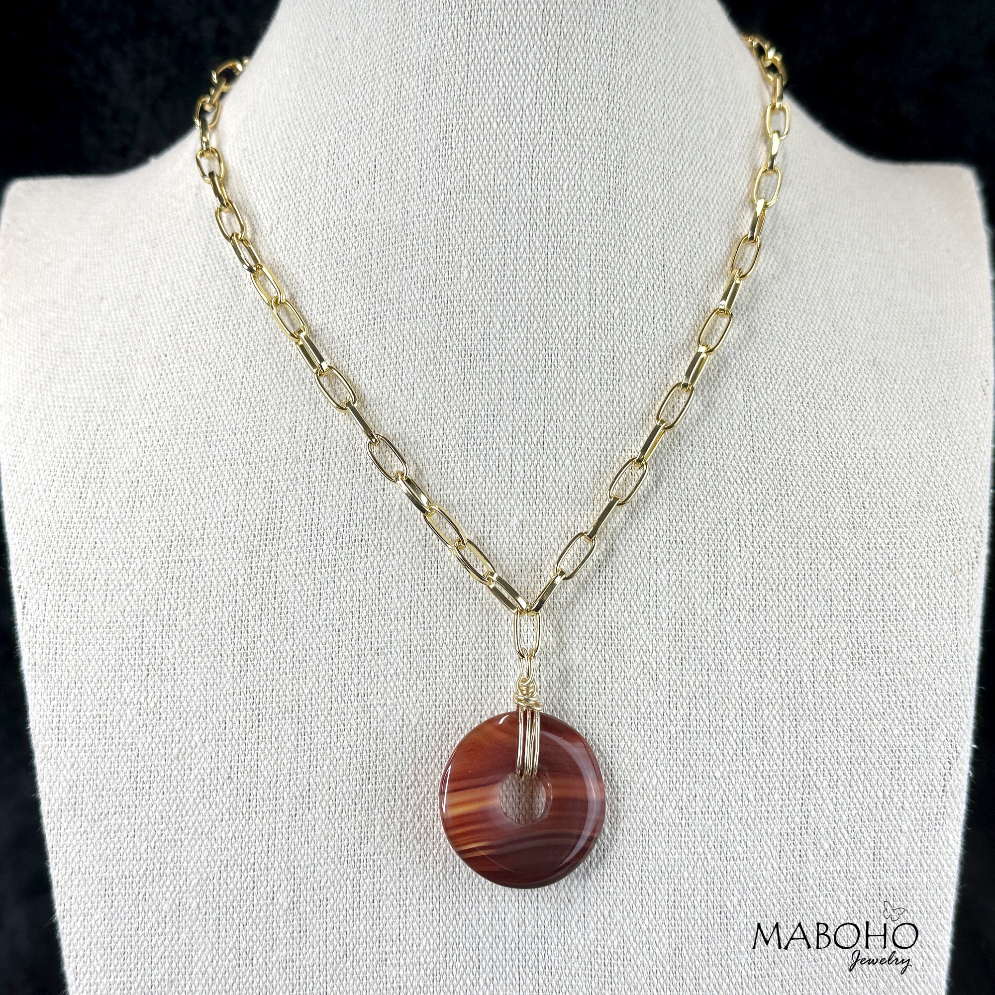 carnelian pendant