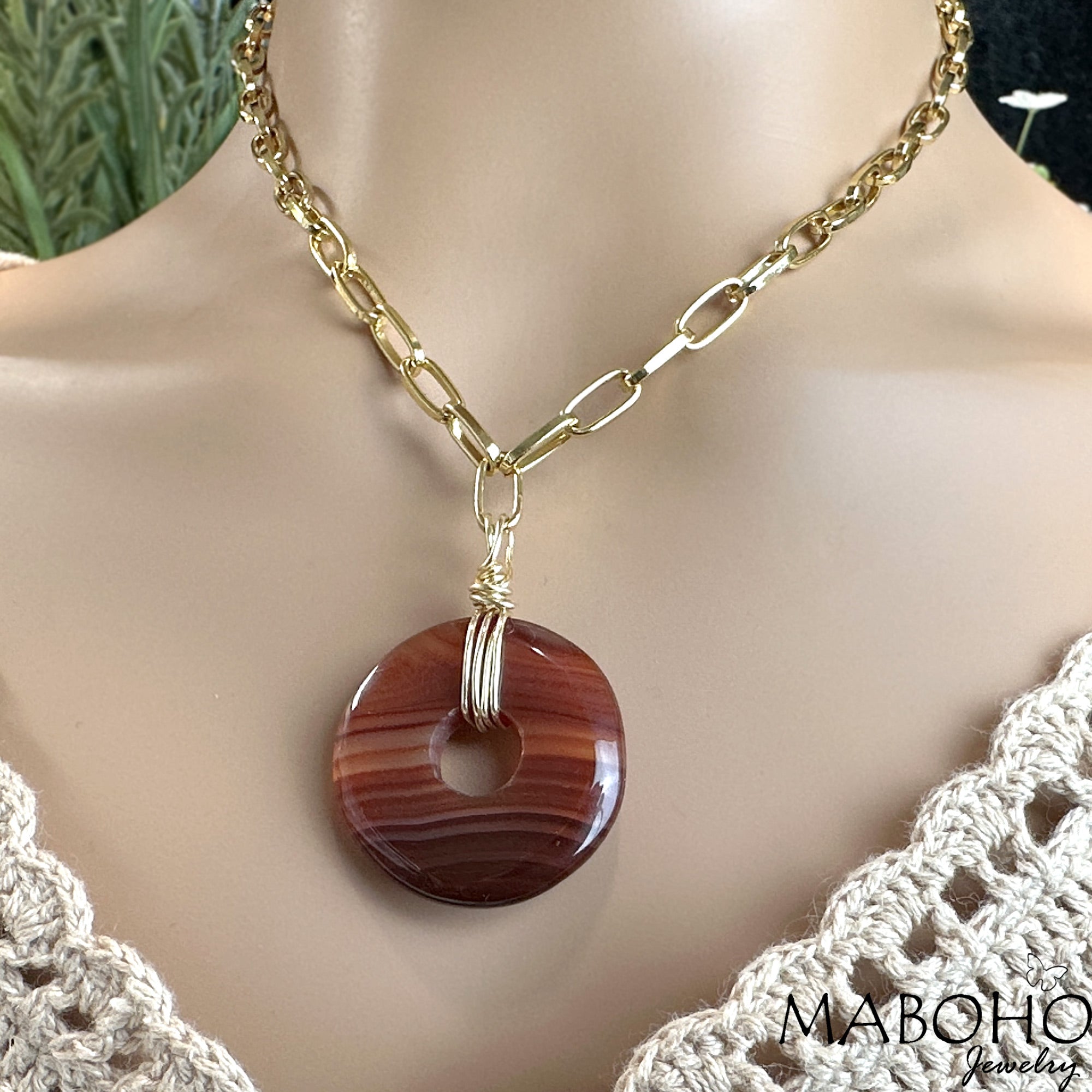 natural carnelian necklace gold