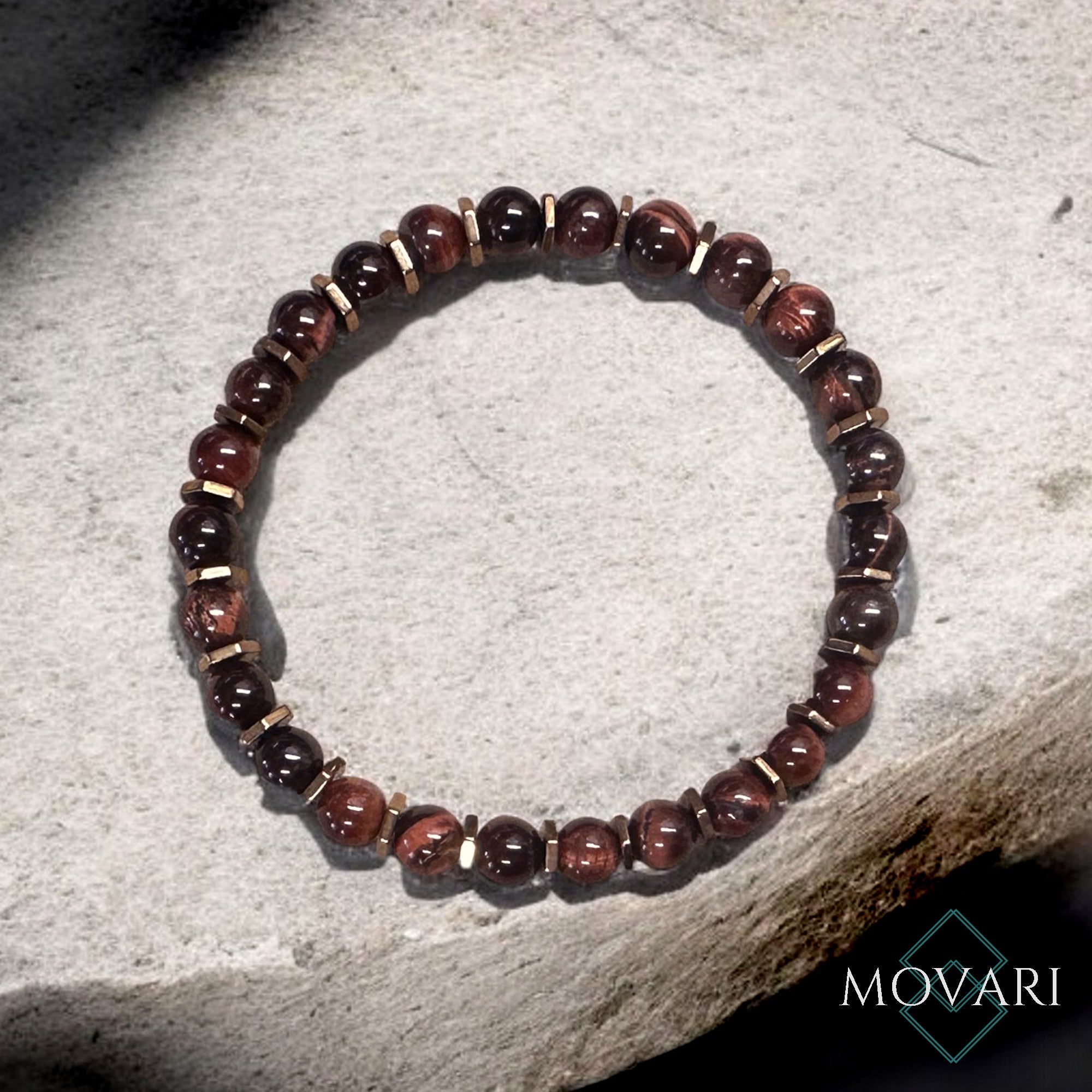 Red Tiger's Eye Bracelet