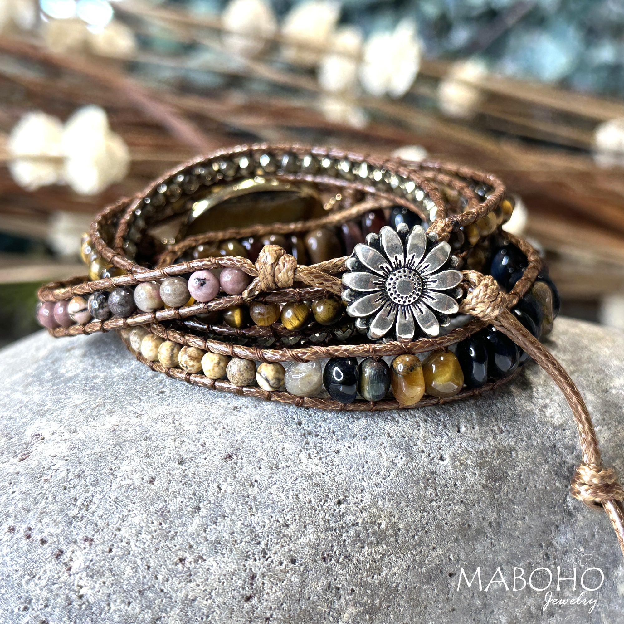 5 wrap bracelet beach jewelry