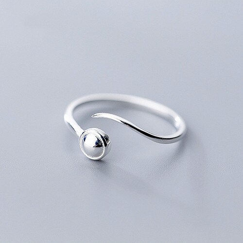 925 adjustable ball ring