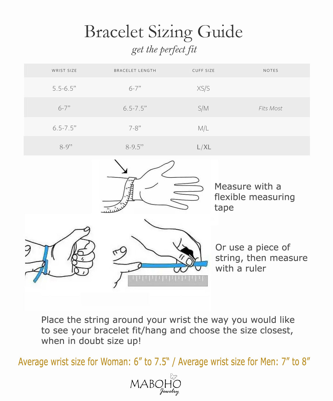 measure wrist