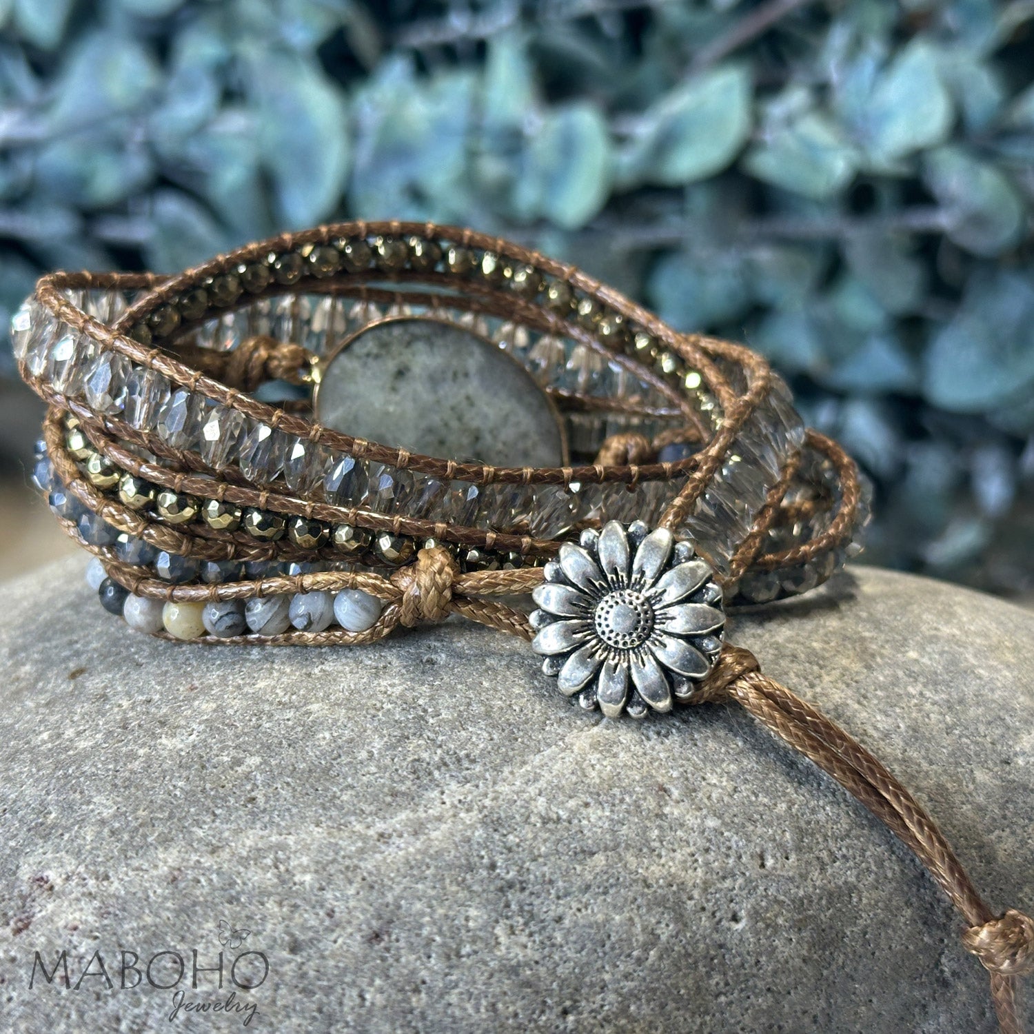 5 wrap hippie chic bracelet