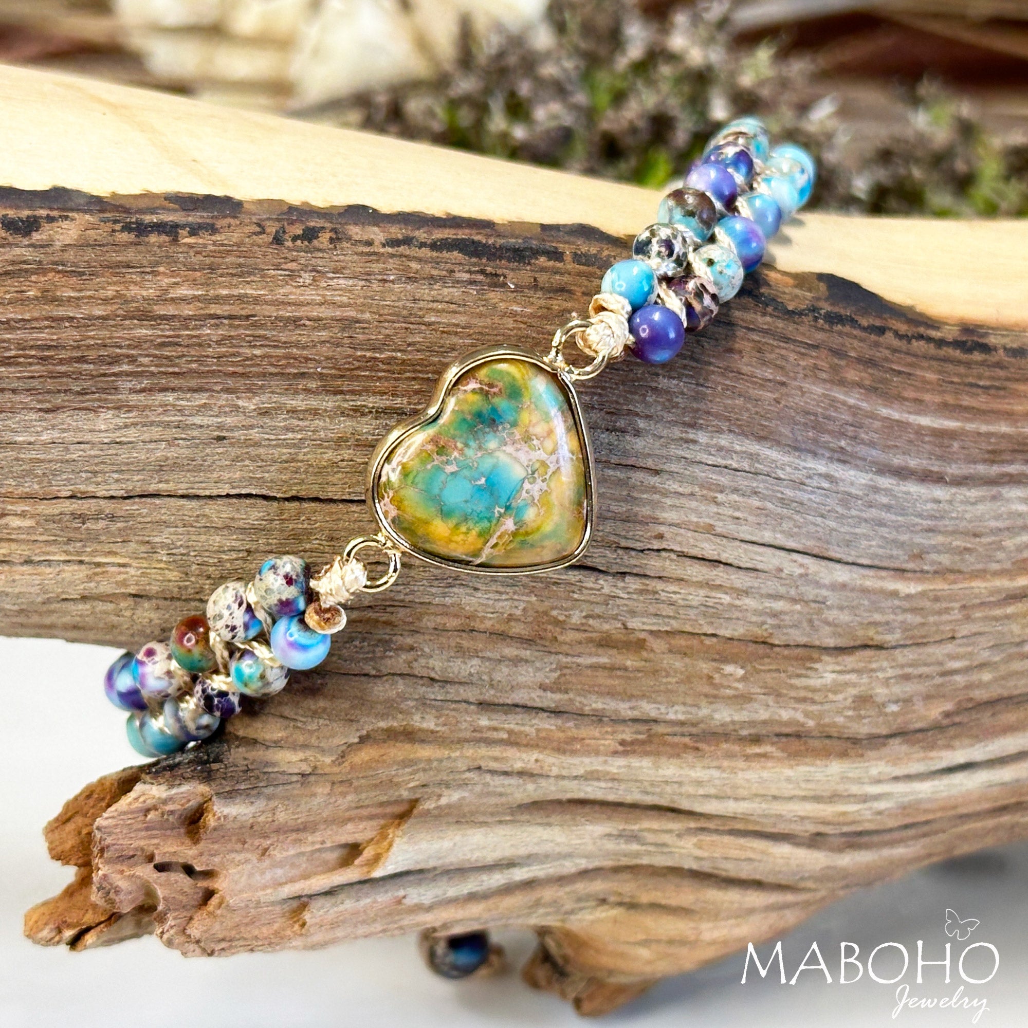 maboho heart bracelet