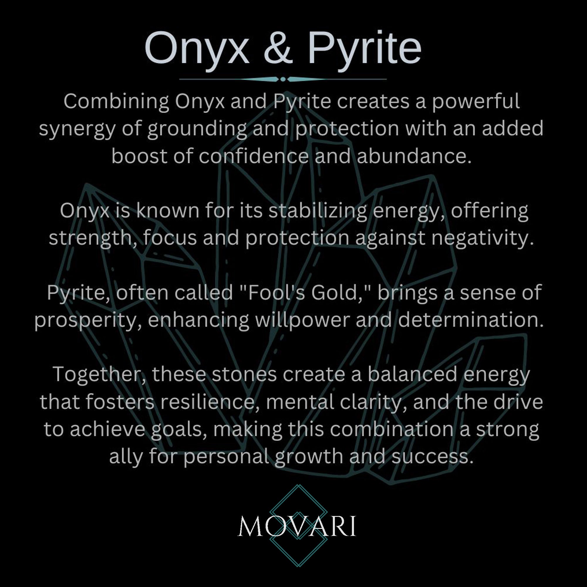 meaning of onyx and pyrite