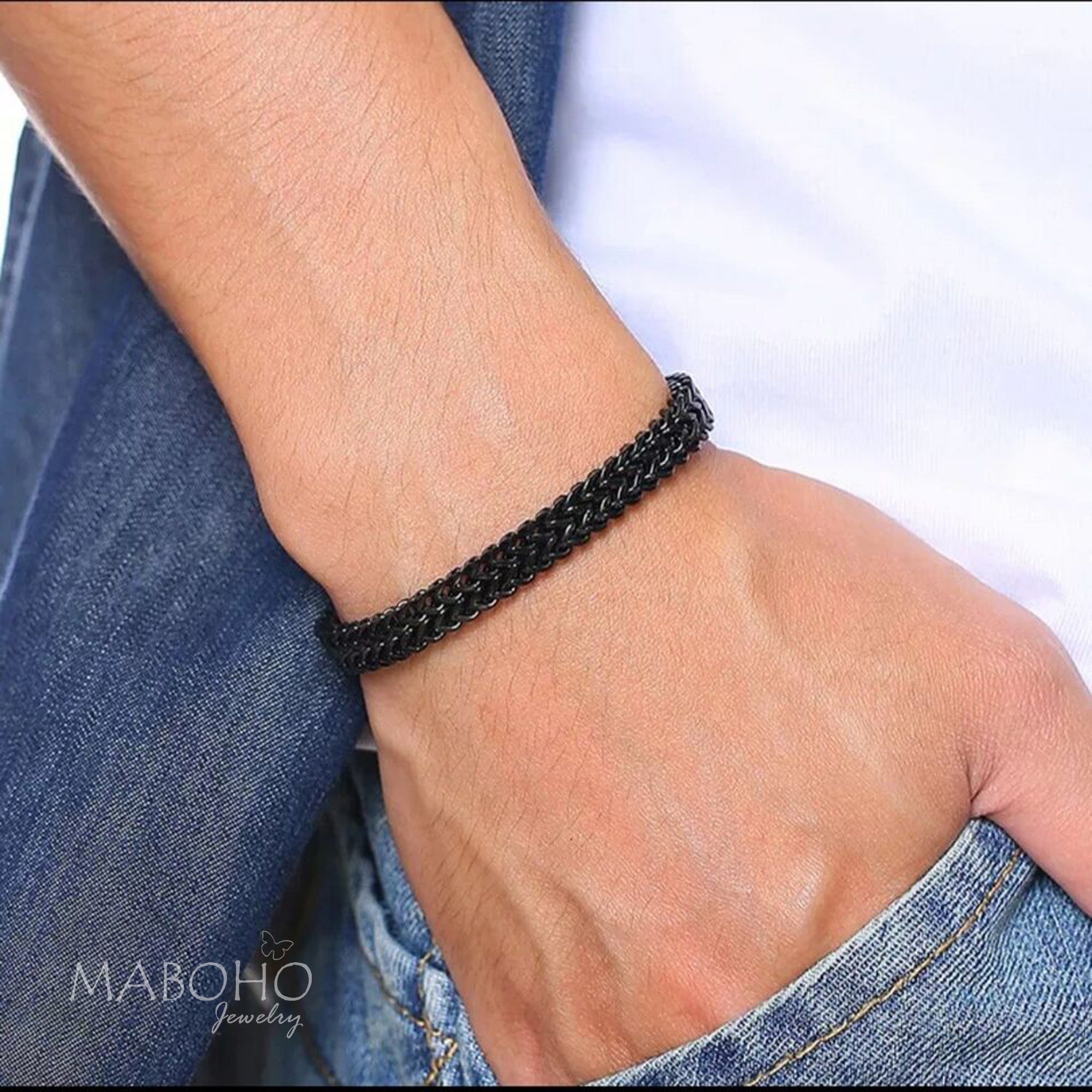 men's classic foxtail bracelet