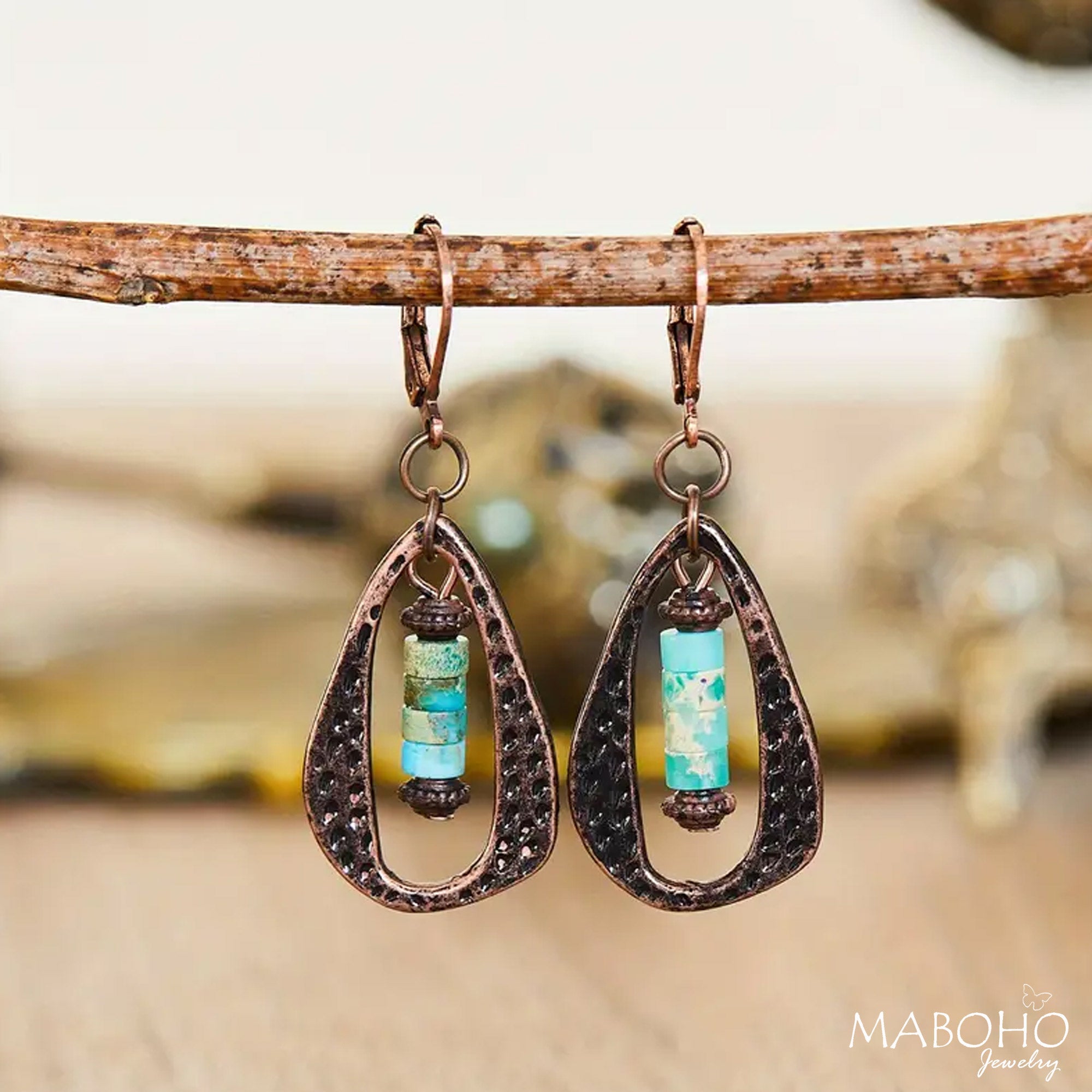 ocean jasper earrings