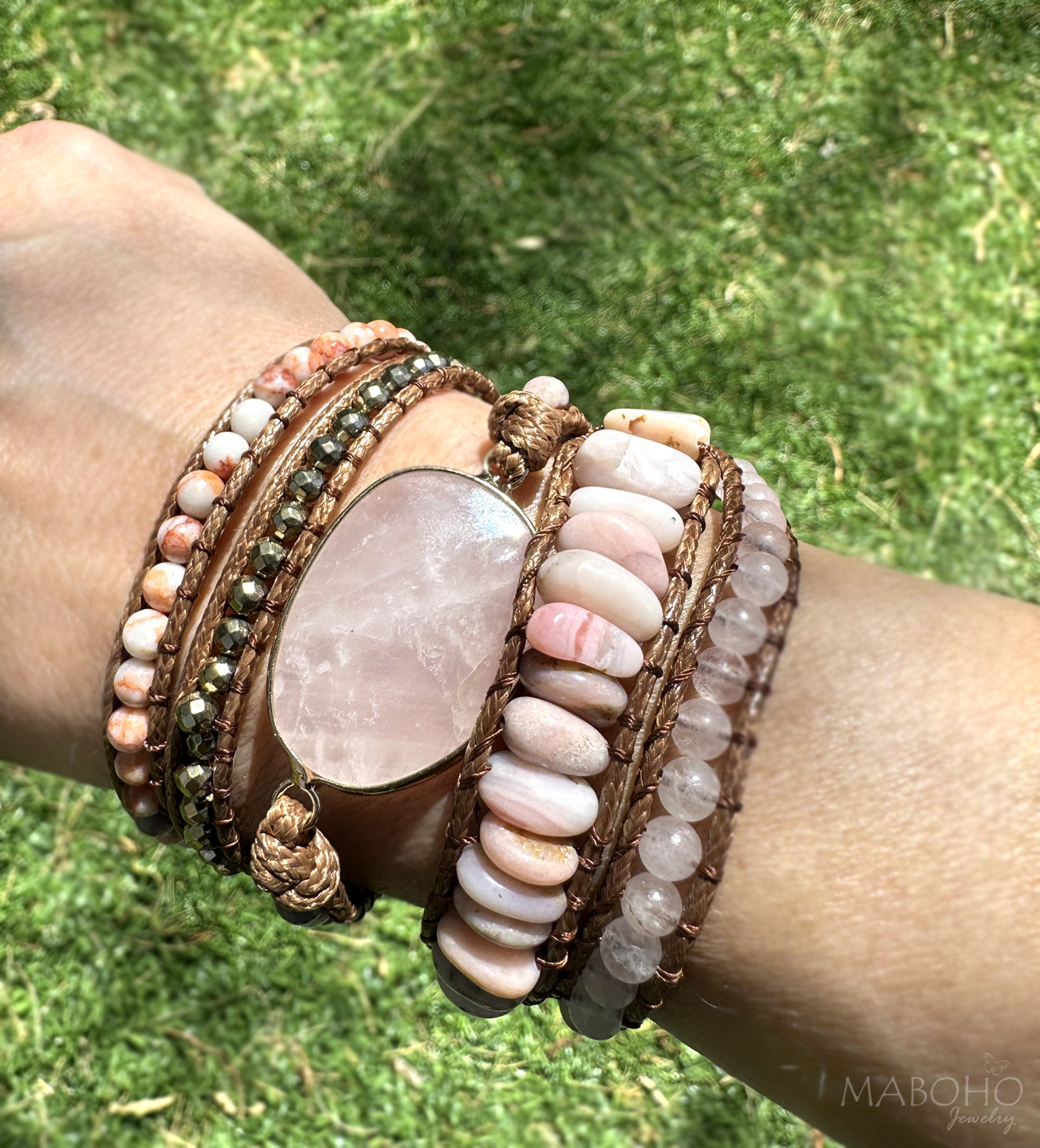 rose quartz bracelet