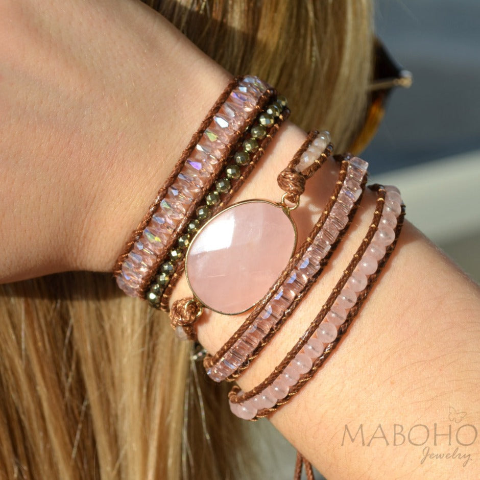 rose quartz bracelet