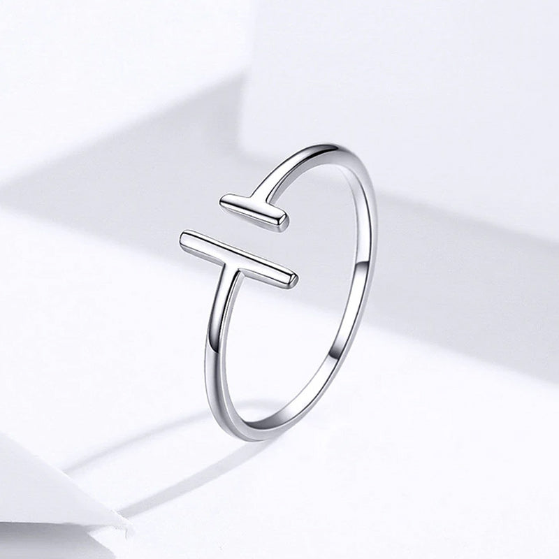 silver adjustable ring