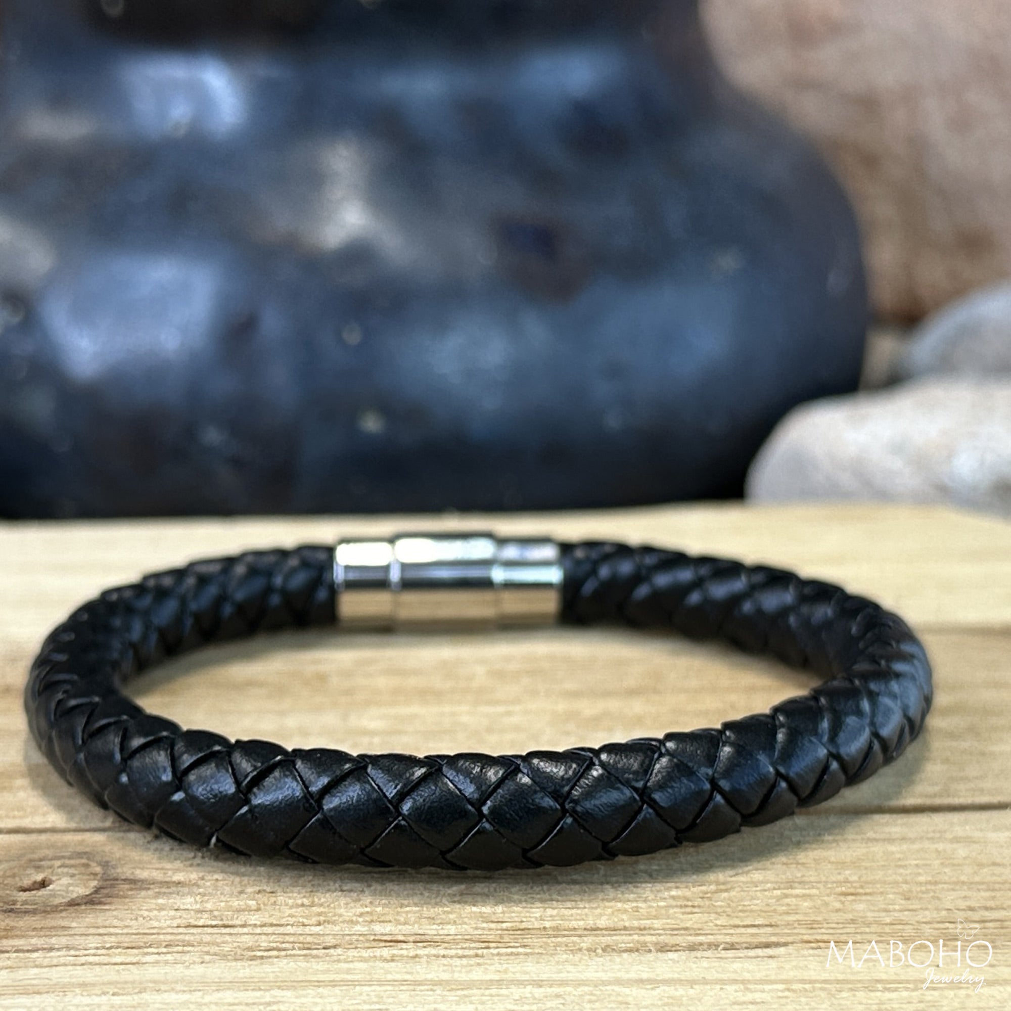 men's leather bracelet