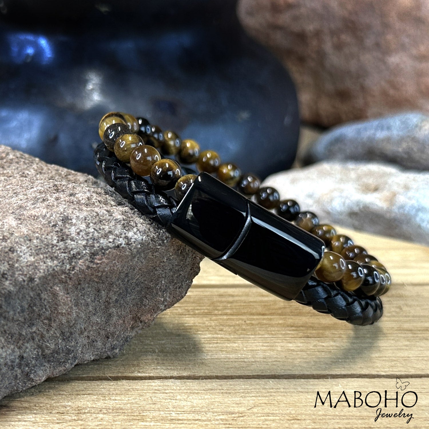 men's tiger's eye bracelet